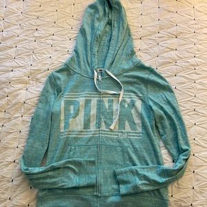 PINK Victoria Secret Lightweight Sweatshirt Blue